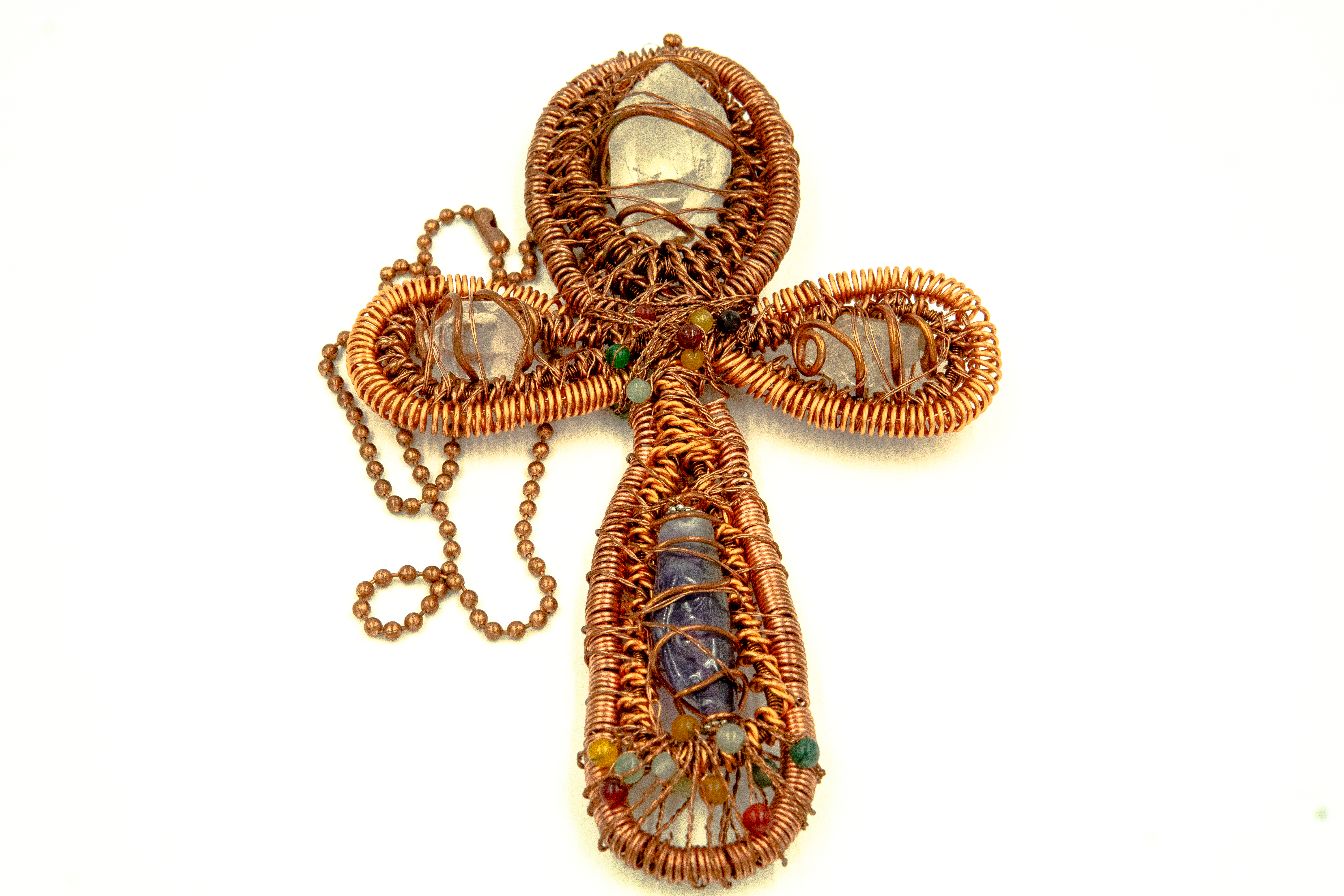 brass ankh pendant